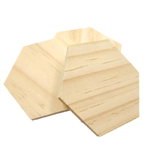 Veemoon 25Stücke Holzscheiben Sechseckig Blanko zur Dekoration DIY Projekte Hochzeit Party Basteln Naturholz für Handgemalte und Anlässe Veemoon 25Stücke Holzscheiben Sechseckig Blanko zur Dekoration DIY Projekte Hochzeit Party Basteln Naturholz für Handgemalte und Anlässe von Veemoon