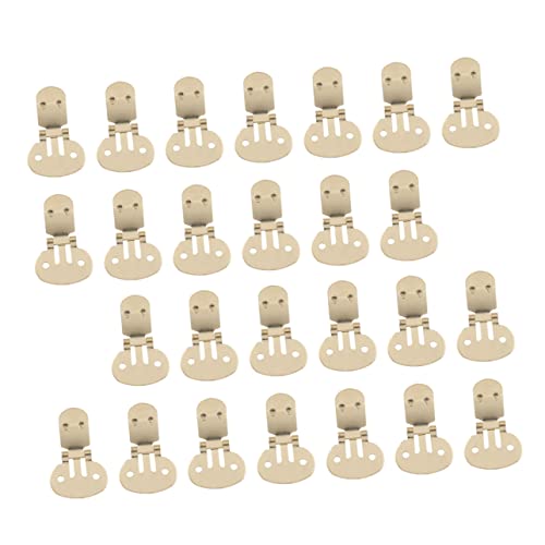 Veemoon 26 Stück Teiliges Große Flache Edelstahl Schuhclips Metall DIY Schuhzubehör Stabile Clips für Individuelle Schuhdekorationen Goldene und Roségoldfarbene Varianten Schonend und von Veemoon