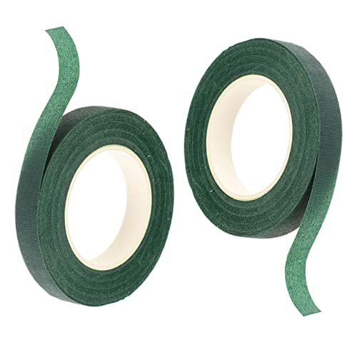 Veemoon 2Rollen Blumenstiel Wickelband Flexibles DIY Klebeband für Blumenarrangements Leicht Reißbar Dehnbar und Langlebig für Anfänger der Floristik von Veemoon