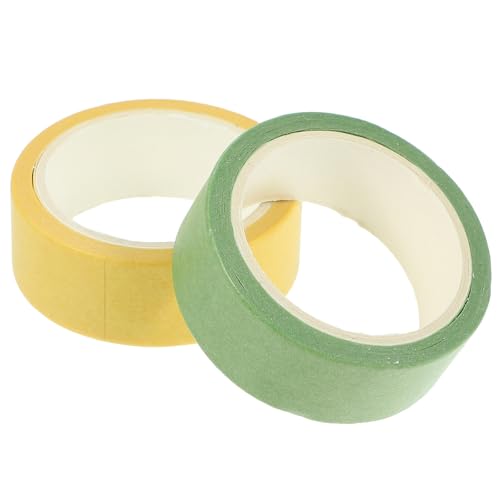 Veemoon 2Rollen Selbstklebende DIY Klebebänder und Dekoratives Washi Tape für Scrapbooking Notizbücher und Kreative Projekte Einfach Abreißbar von Veemoon