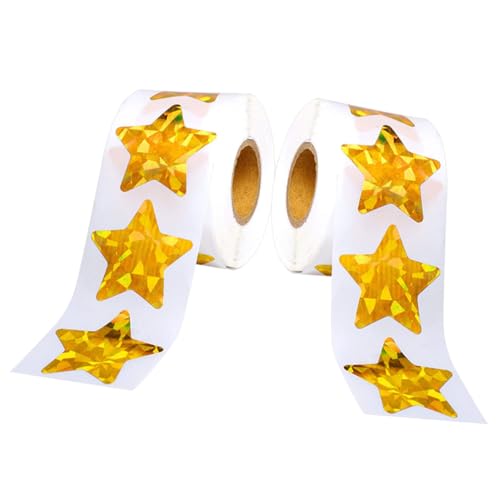 Veemoon 2Rollen Selbstklebende Sternaufkleber Dekorative Siegelaufkleber für Umschläge und DIY Projekte Multifunktions Geschenkaufkleber für Hochzeit Veemoon 2Rollen Selbstklebende Sternaufkleber Dekorative Siegelaufkleber für Umschläge und DIY Projekte Multifunktions Geschenkaufkleber für Hochzeit von Veemoon