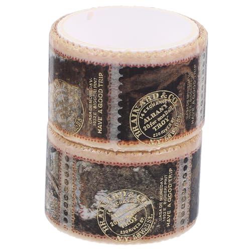 Veemoon 2Rollen Vintage Washi Tape DIY Dekorative Aufkleber für Sammelalben Notizbücher Karten Zufällige Muster für Scrapbooking und Veemoon 2Rollen Vintage Washi Tape DIY Dekorative Aufkleber für Sammelalben Notizbücher Karten Zufällige Muster für Scrapbooking und von Veemoon