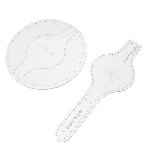 Veemoon 2Stücke Acryl Vorlagen für Geldbörsen Langlebige DIY Schablonen für Lederhandwerk Einsetzbar Transparent Präzise Schnittführung für Persönliche Veemoon 2Stücke Acryl Vorlagen für Geldbörsen Langlebige DIY Schablonen für Lederhandwerk Einsetzbar Transparent Präzise Schnittführung für Persönliche von Veemoon