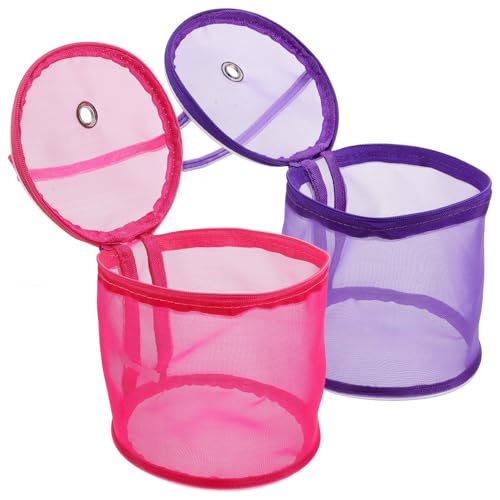 Veemoon 2Stücke Garnhaltertasche Netzmaterial Praktische Aufbewahrungstasche für Strick und Häkelzubehör für Reisen und Projekte Veemoon 2Stücke Garnhaltertasche Netzmaterial Praktische Aufbewahrungstasche für Strick und Häkelzubehör für Reisen und Projekte von Veemoon