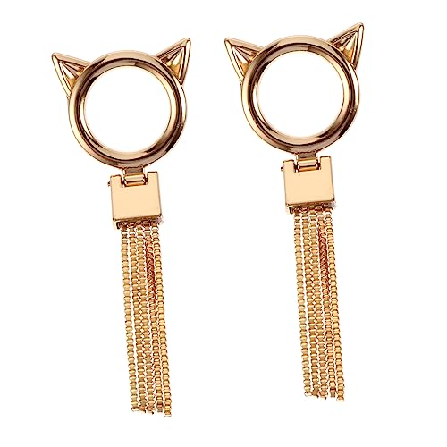 Veemoon 2Stücke Katzenkopf Design Metall Knöpfe DIY Zubehör für Taschen Armbänder und Mehr Langlebige und Stilvolle Dekoration für Ihre Projekte Veemoon 2Stücke Katzenkopf Design Metall Knöpfe DIY Zubehör für Taschen Armbänder und Mehr Langlebige und Stilvolle Dekoration für Ihre Projekte von Veemoon