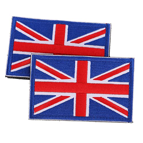 Veemoon 2Stücke Klebeband Aufnäher Nationalflaggen Patches Für DIY Bastelarbeiten Stickerei Applikationen Für Hüte Taschen Rucksäcke Europäische Fanartikel von Veemoon