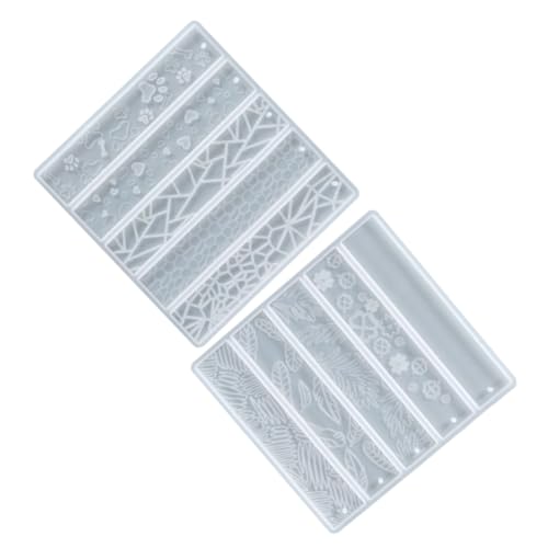 Veemoon 2Stücke Kristall Epoxidharz Lesezeichen Silikonform DIY Silikon Gießform für Lesezeichen Langlebig und Einfach zu Verwenden für Dekorationen Veemoon 2Stücke Kristall Epoxidharz Lesezeichen Silikonform DIY Silikon Gießform für Lesezeichen Langlebig und Einfach zu Verwenden für Dekorationen von Veemoon