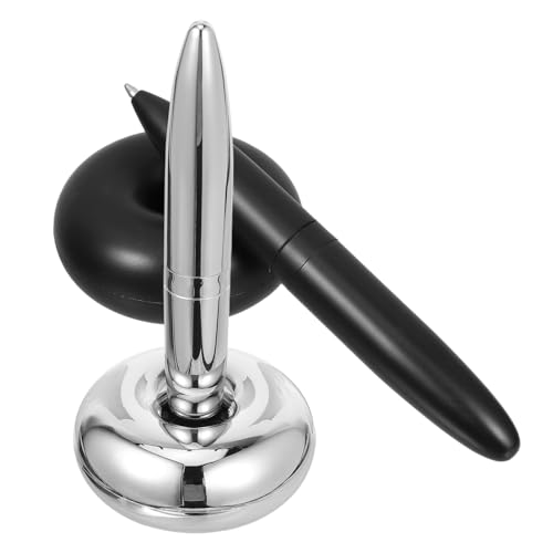 Veemoon 2Stücke Magnetische Schwebestifte Ausgefallene Kugelschreiber für Schreibtisch Büro Kugelschreiber mit Metallbasis Praktische Schreibwerkzeuge Silber und Schwarz Veemoon 2Stücke Magnetische Schwebestifte Ausgefallene Kugelschreiber für Schreibtisch Büro Kugelschreiber mit Metallbasis Praktische Schreibwerkzeuge Silber und Schwarz von Veemoon
