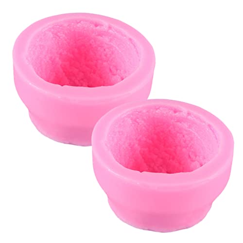 Veemoon 2Stücke Silikon Fondantformen für DIY Mousse Kuchen Pudding und Flexible Wiederverwendbare Silikonform für Backideen Veemoon 2Stücke Silikon Fondantformen für DIY Mousse Kuchen Pudding und Flexible Wiederverwendbare Silikonform für Backideen von Veemoon