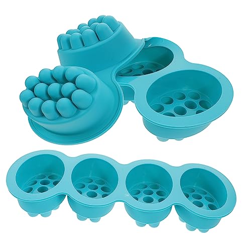 Veemoon 2Stücke Silikon Seifenform für DIY Handgemachte Massage mit Hohlräumen Flexibles Silikon für Kerzenherstellung Veemoon 2Stücke Silikon Seifenform für DIY Handgemachte Massage mit Hohlräumen Flexibles Silikon für Kerzenherstellung von Veemoon