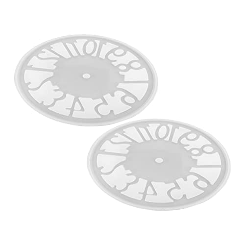 Veemoon 2Stücke Silikon Uhrformen Flexible DIY Silikonformen für Uhren Wiederverwendbare Gießformen für Kreative Uhrprojekte für Bastelarbeiten und Veemoon 2Stücke Silikon Uhrformen Flexible DIY Silikonformen für Uhren Wiederverwendbare Gießformen für Kreative Uhrprojekte für Bastelarbeiten und von Veemoon