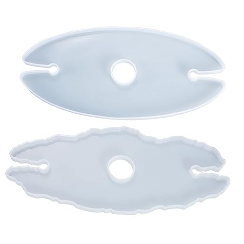 Veemoon 2Stücke Silikonform für DIY Weinglashalter und Tray Gießform für Selbstgemachte Untersetzer Langlebig und Einfach zu Entformen für Bastelprojekte und Wohnkultur Veemoon 2Stücke Silikonform für DIY Weinglashalter und Tray Gießform für Selbstgemachte Untersetzer Langlebig und Einfach zu Entformen für Bastelprojekte und Wohnkultur von Veemoon