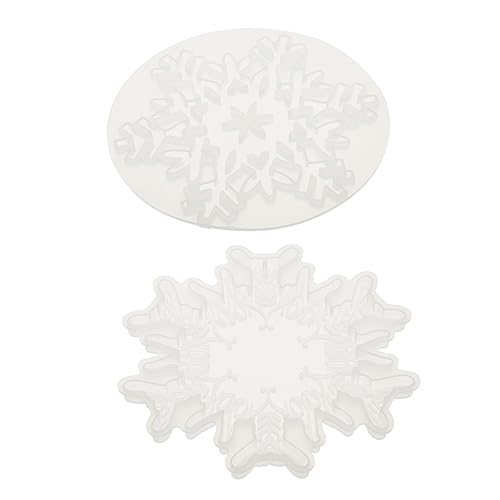 Veemoon 2Stücke Silikonform für Schneeflocken Untersetzer DIY Epoxidharz Gießform Hochwertige Becherhalterform für Kreative und Bastelprojekte Veemoon 2Stücke Silikonform für Schneeflocken Untersetzer DIY Epoxidharz Gießform Hochwertige Becherhalterform für Kreative und Bastelprojekte von Veemoon
