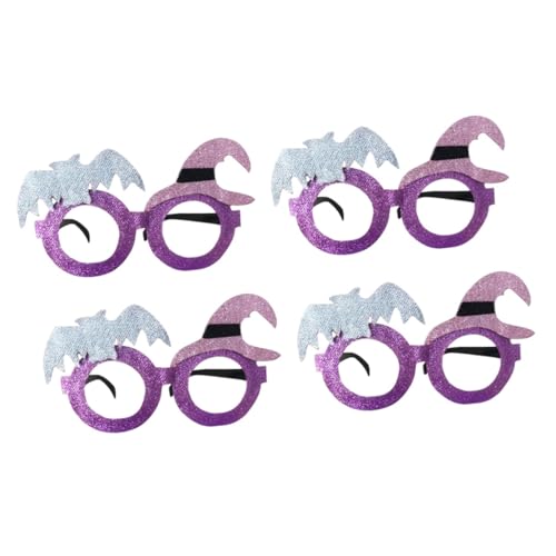 Veemoon 2er Set Halloween Fledermaus Sonnenbrille – Lustige Hexenbrille Für Kinderpartys Und Karneval – Stilvolle Kostüm-Requisiten in Violett Für Unvergessliche Feiern Veemoon 2er Set Halloween Fledermaus Sonnenbrille – Lustige Hexenbrille Für Kinderpartys Und Karneval – Stilvolle Kostüm-Requisiten in Violett Für Unvergessliche Feiern von Veemoon