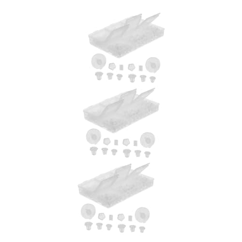 Veemoon 3 Boxen Silikon Ohrring Stopper Transparent Hypoallergen Sicherer Verschluss für Ohrstecker Teiliges für Ohrstecker Täglichen Gebrauch Freunden von Veemoon