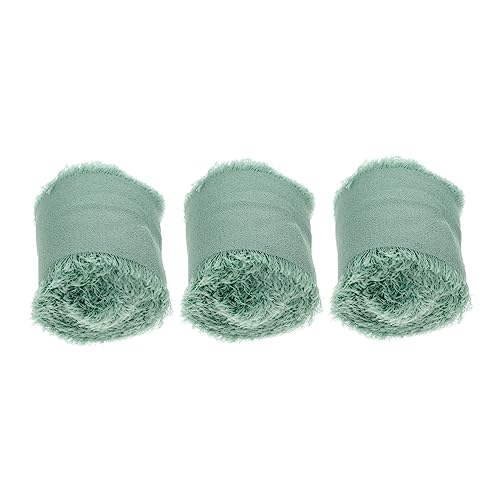 Veemoon 3 Rollen Handgemachtes Fransenband Ausgefranstes Satin Geschenkband für Hochzeit Bouquets Geschenkverpackung und Bastelarbeiten Lebendige Farben DIY Bastelmaterial Veemoon 3 Rollen Handgemachtes Fransenband Ausgefranstes Satin Geschenkband für Hochzeit Bouquets Geschenkverpackung und Bastelarbeiten Lebendige Farben DIY Bastelmaterial von Veemoon