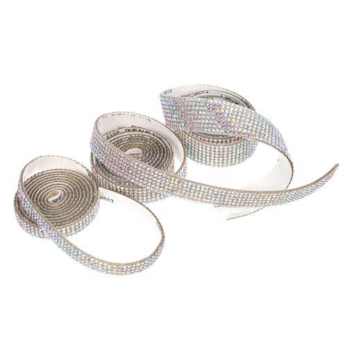 Veemoon 3 Rollen Selbstklebendes Strassband DIY Schmuckbänder Reihen Kristallsteine Dekoratives Glitzerband für Kleidung Handy Geschenkbox Basteln Veemoon 3 Rollen Selbstklebendes Strassband DIY Schmuckbänder Reihen Kristallsteine Dekoratives Glitzerband für Kleidung Handy Geschenkbox Basteln von Veemoon