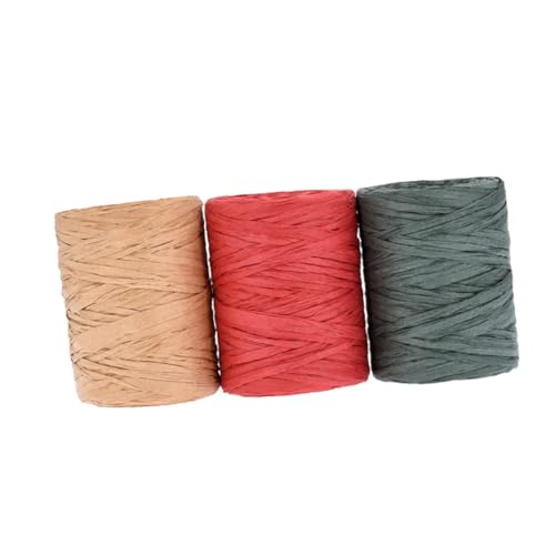 Veemoon 3 Rollen Weihnachts-lafilet Webband Weihnachten Rattan Wickeln Für Dekorativ Dekoration Stroh Stock Kräuseln Verpackung Wickelseil Selber Machen Raffiagarn Geschenkband Bast Veemoon 3 Rollen Weihnachts-lafilet Webband Weihnachten Rattan Wickeln Für Dekorativ Dekoration Stroh Stock Kräuseln Verpackung Wickelseil Selber Machen Raffiagarn Geschenkband Bast von Veemoon
