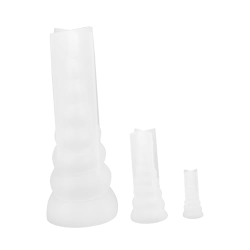 Veemoon 3 STÜCKE Teiliges Silikon Epoxidharz Gießform Einhorn Horn DIY Bastelformen Langlebig Flexibel Sicher für Mädchen Tischdekoration von Veemoon