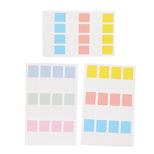 Veemoon 3 Sätze Bunte Haftnotizen Sets Fluoreszierende Memo Sticker für Studenten Selbstklebende Index Tabs zur Schnellen Markierung und Organisation im Büro und Zuhause von Veemoon