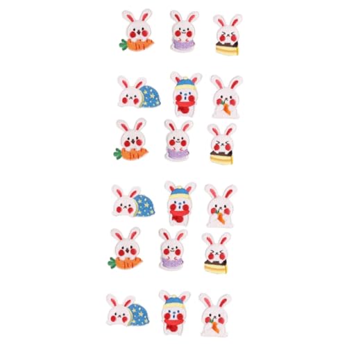 Veemoon 3 Sätze Cartoon Kaninchen Stickmuster Aufnäher Selbstklebende Flicken Für Kleidung Taschen Und Hüte Für Diy Reparaturen Und Dekorationen 6 Stücke * 3 Veemoon 3 Sätze Cartoon Kaninchen Stickmuster Aufnäher Selbstklebende Flicken Für Kleidung Taschen Und Hüte Für Diy Reparaturen Und Dekorationen 6 Stücke * 3 von Veemoon