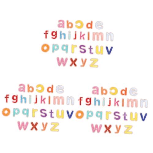 Veemoon 3 Sätze Englische Buchstabenapplikation Nähen Klein Alphabetapplikationen Stickerei-buchstaben-patches Brief Für Und Stoffzubehör Kleidung Dekoration Polyesterfaden 26 Stück * 3 Veemoon 3 Sätze Englische Buchstabenapplikation Nähen Klein Alphabetapplikationen Stickerei-buchstaben-patches Brief Für Und Stoffzubehör Kleidung Dekoration Polyesterfaden 26 Stück * 3 von Veemoon