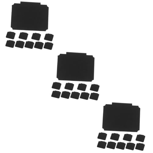 Veemoon 3 Sätze Etikettenhalter Stichworte Wäschekorb Rack-etiketten Real Pantry -etiketten Etikett Für Den Korbbehälter Körbe Etiketten Ziehen Um Black Pvc 10 Stück * 3 von Veemoon