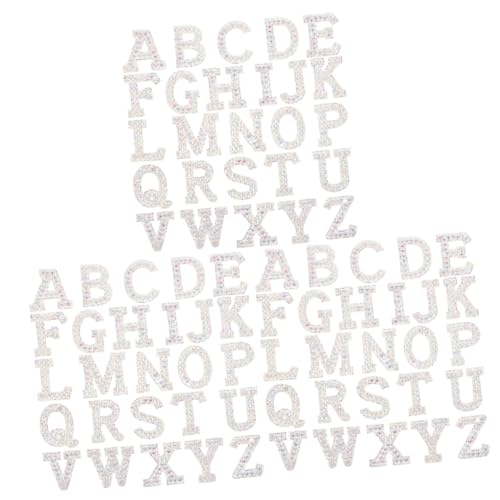 Veemoon 3 Sätze Glitzer Patches Zum Aufbügeln Strass Buchstabenaufnäher Für Kleidung Basteln Und Dekoration Selbstklebend Und Einfach Zu Verwenden 26 Stück * 3 Veemoon 3 Sätze Glitzer Patches Zum Aufbügeln Strass Buchstabenaufnäher Für Kleidung Basteln Und Dekoration Selbstklebend Und Einfach Zu Verwenden 26 Stück * 3 von Veemoon