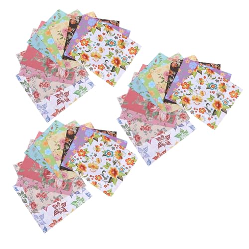 Veemoon 3 Sätze Origami Papier Doppelseitig für Faltpapier für DIY Bastelprojekte Bunte Handwerkskunst für Scrapbooking und Dekoration von Veemoon