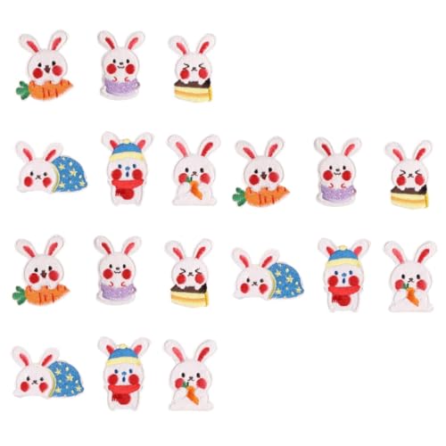 Veemoon 3 Sätze Rabbit Stickerei Patches Selbstklebende Flicken Für Kleidung Schuhe Taschen Diy Reparatur Und Dekoration Von Textilien Und Accessoires 6 Stücke * 3 Veemoon 3 Sätze Rabbit Stickerei Patches Selbstklebende Flicken Für Kleidung Schuhe Taschen Diy Reparatur Und Dekoration Von Textilien Und Accessoires 6 Stücke * 3 von Veemoon