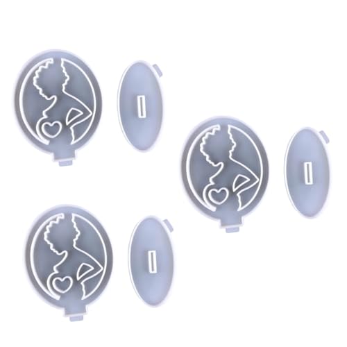 Veemoon 3 Sätze Silikonform für Diy Herz Dekoration Muttertag Gießform für Schwangere Frauen Wiederverwendbar Geruchsneutral Kompatibel mit Harzen Untersetzer Veemoon 3 Sätze Silikonform für Diy Herz Dekoration Muttertag Gießform für Schwangere Frauen Wiederverwendbar Geruchsneutral Kompatibel mit Harzen Untersetzer von Veemoon