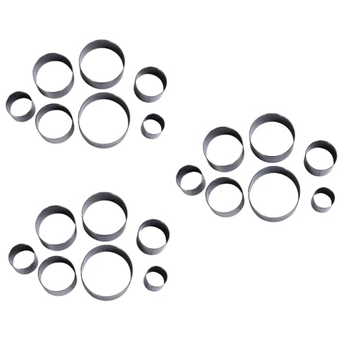 Veemoon 3 Sätze Teiliges Hohlstanzwerkzeug Set für Punch Cutter für Diy Präzise Stanzen von Gürtel und Zubehör Langlebig und Vielseitig Einsetzbar von Veemoon
