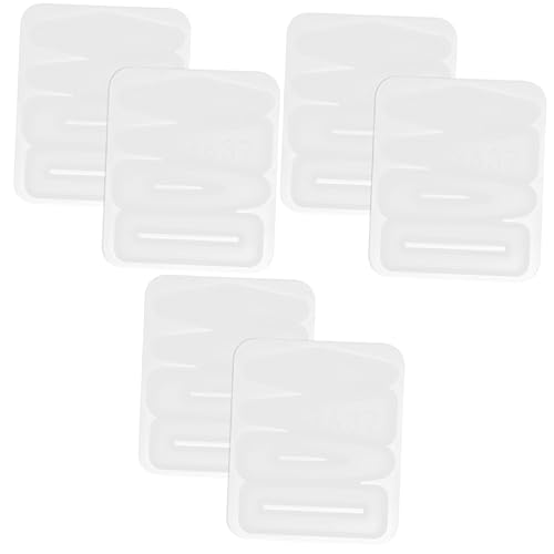 Veemoon 3 Sätze Teiliges Silikon Formset Für Diy Haarklammern Wiederverwendbare Epoxidharz Moulds Einfaches Entformen Haaraccessoires Für Designs Und 2 Stück * 3 von Veemoon