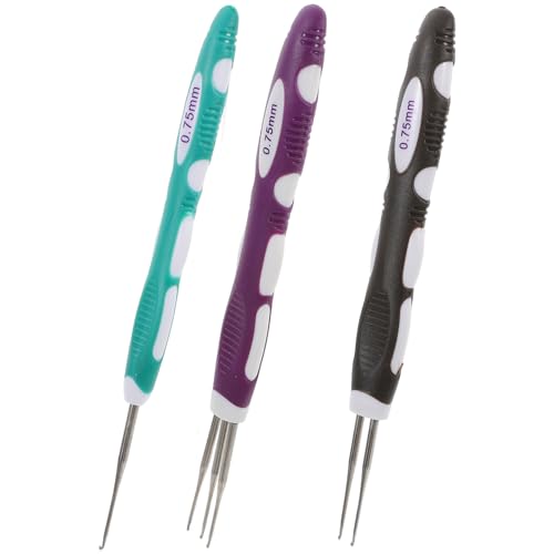 Veemoon 3 Stück Dreadlock Häkelnadeln mit Ergonomischem Griff Vielseitiges Werkzeug für Haarverarbeitung und Flechtkunst Geeignet für Verschiedene Haartypen und Längen Veemoon 3 Stück Dreadlock Häkelnadeln mit Ergonomischem Griff Vielseitiges Werkzeug für Haarverarbeitung und Flechtkunst Geeignet für Verschiedene Haartypen und Längen von Veemoon