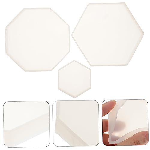 Veemoon 3 Stück Flexibles Teiliges Silikon Gießformen Geometrisch für Epoxidharz Untersetzer Tablett DIY Basteln Desktop Dekoration Geschenkidee Veemoon 3 Stück Flexibles Teiliges Silikon Gießformen Geometrisch für Epoxidharz Untersetzer Tablett DIY Basteln Desktop Dekoration Geschenkidee von Veemoon