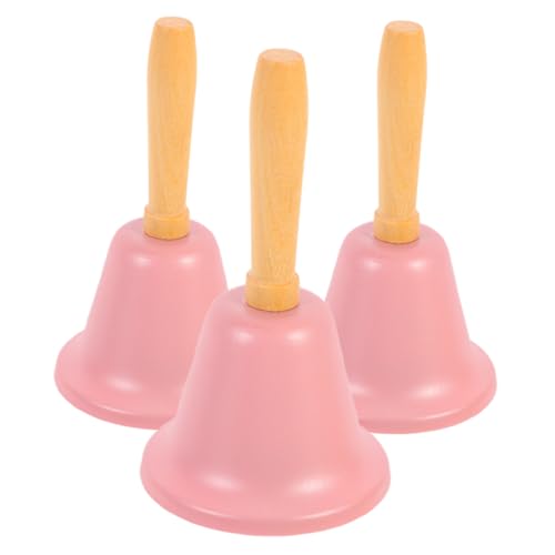 Veemoon 3 Stück Handklingel Glocke Schulglocke Abendessenglocke Klingeln Ring Alarm tischglocke tischklingel Lautstarker Handglocke Klingelglocke Bärenglocke Weihnachtsglocken Holz Rosa Veemoon 3 Stück Handklingel Glocke Schulglocke Abendessenglocke Klingeln Ring Alarm tischglocke tischklingel Lautstarker Handglocke Klingelglocke Bärenglocke Weihnachtsglocken Holz Rosa von Veemoon