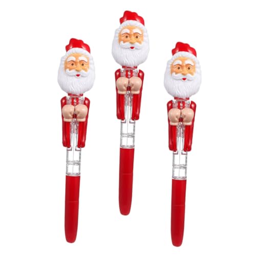 Veemoon 3 Stück LED Weihnachtskugelschreiber mit Lustigem Weihnachtsmann-boxhandschuh Beleuchtete Kugelschreiber mit Ausfahrbarer Spitze Kreative Schreibstifte für Schüler und Festliche Veemoon 3 Stück LED Weihnachtskugelschreiber mit Lustigem Weihnachtsmann-boxhandschuh Beleuchtete Kugelschreiber mit Ausfahrbarer Spitze Kreative Schreibstifte für Schüler und Festliche von Veemoon