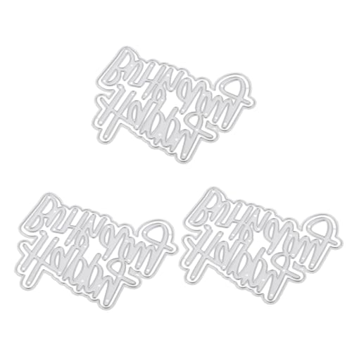 Veemoon 3 Stück Metal Stanzformen für Geburtstagskarten DIY mit Schneide- Präge Schablonenfunktion Vielseitig für Scrapbooking Fotoalben und Persönliche Bastelprojekte Veemoon 3 Stück Metal Stanzformen für Geburtstagskarten DIY mit Schneide- Präge Schablonenfunktion Vielseitig für Scrapbooking Fotoalben und Persönliche Bastelprojekte von Veemoon