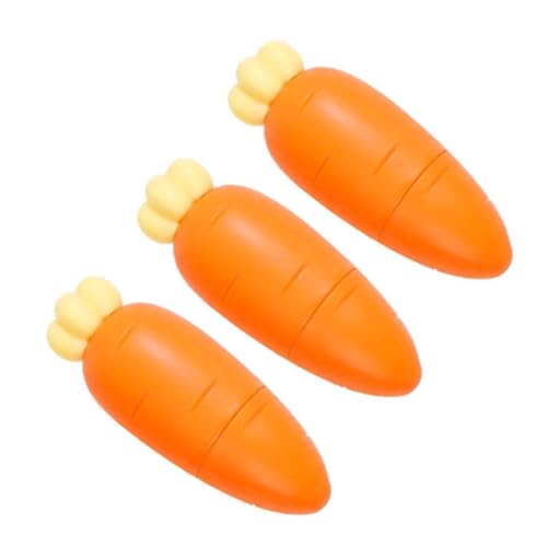 Veemoon 3 Stück Mini Hochlighter im Karotten Design Tragbare Farbenfrohe Marker für Schüler Kreative Schreibwaren für Büro und Schule Zufällige Farben Extraglatte Zufällige Farbe von Veemoon