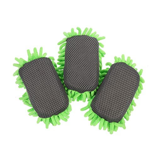 Veemoon 3 Stück Radiergummi Whiteboard-Radierer trocken abwischbar Tafelwischer Trockener Löschbrett trocken abwischbarer Tafelreiniger Tafelschwamm Chenille Green von Veemoon