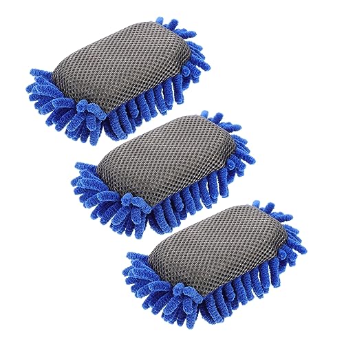Veemoon 3 Stück Radiergummi Whiteboard-reiniger Whiteboard-radierer Trockenlöscher Für Whiteboards Kreidetafelreiniger Kindergäuer Trockenlöschbrett Blue Chenille von Veemoon