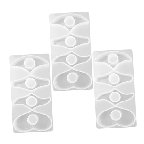 Veemoon 3 Stück Silikon-gießform Epoxidharz Lesezeichen und Buchseitenhalter Wiederverwendbar Langlebig Einfach zu Entformen Vielseitig für Schmuck Diy-bastelprojekte mit Glatter von Veemoon