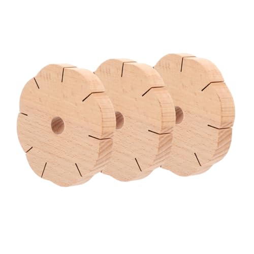 Veemoon 3 Stück Teiliges Armband Knüpfset Holz Flechtwerkzeug DIY Knüpfbrett Strickscheibe für Individuelles und Kreative Schmuckgestaltung von Veemoon