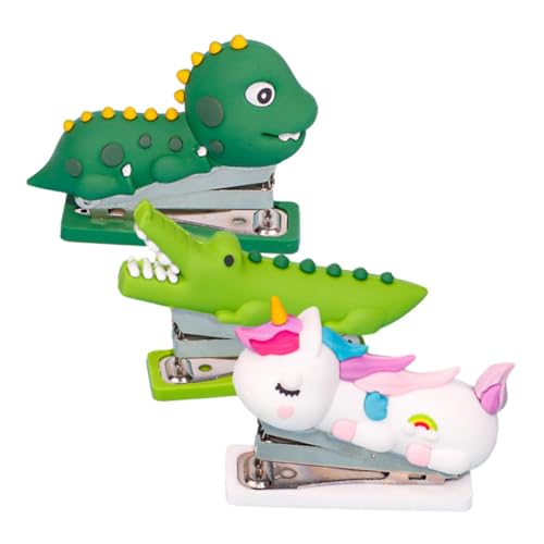 Veemoon 3 Stück Teiliges Cartoon Mini Heftgerät Handlicher Kleiner Bürohefter mit Glattem Innenlauf Tragbar für Schule Home Office Niedliche Dinosaurier Einhorn und Krokodil Designs Veemoon 3 Stück Teiliges Cartoon Mini Heftgerät Handlicher Kleiner Bürohefter mit Glattem Innenlauf Tragbar für Schule Home Office Niedliche Dinosaurier Einhorn und Krokodil Designs von Veemoon