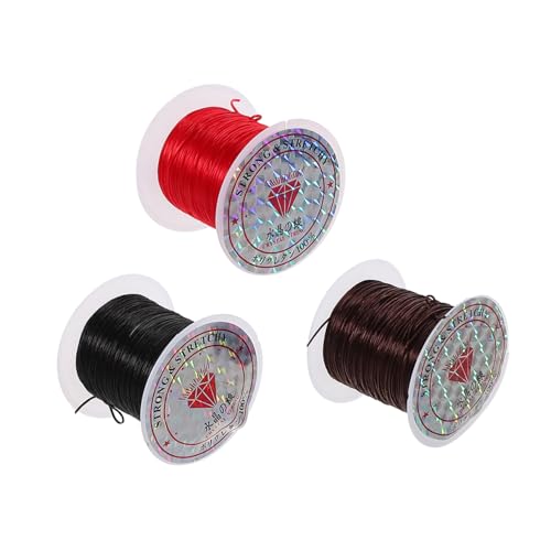 Veemoon 3 Stück Teiliges Flache Elastische Schnur für Armbänder Schwarzes Elastisches Band für DIY Schmuckherstellung und Bastelprojekte für Bead Armbänder und Designs Veemoon 3 Stück Teiliges Flache Elastische Schnur für Armbänder Schwarzes Elastisches Band für DIY Schmuckherstellung und Bastelprojekte für Bead Armbänder und Designs von Veemoon