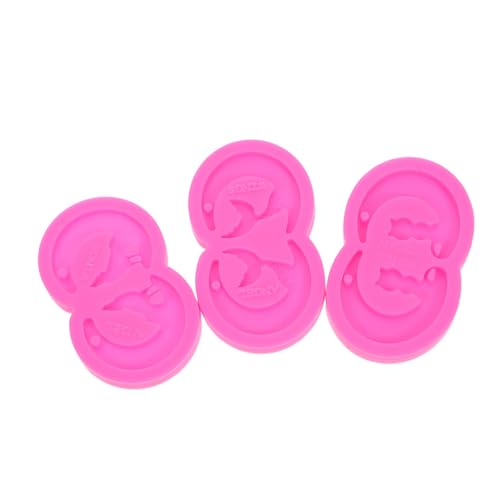 Veemoon 3 Stück Teiliges Silikon Schmuckformen Resin Ohrring Halskettenformen mit Mond Wolf Meerjungfrau und Katzenmotiven Langlebige Einfache Entformung für DIY Epoxidharz von Veemoon