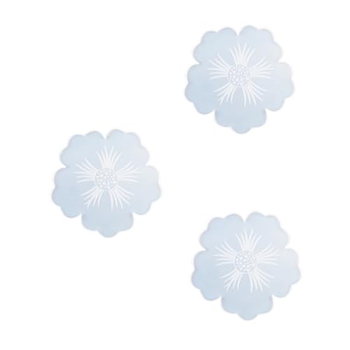 Veemoon 3 Stück Teiliges Silikon Untersetzer Gießform für Epoxidharz DIY Kunstharz Moulds Flexible Langlebige Resin Casting Formen für Blumenmotive für Kreative Bastelprojekte und von Veemoon