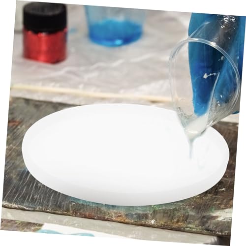 Veemoon 3 Stück Teiliges Silikonform DIY Handwerk Flexible Transparente Gießformen für Epoxidharz und Bastelornamente Wiederverwendbar Leicht zu Reinigen für Kreative Tischdekorationen von Veemoon