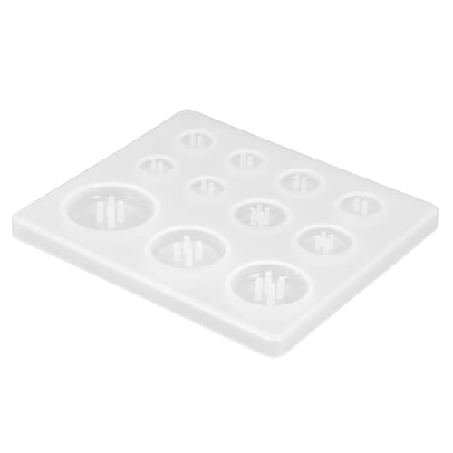 Veemoon 3 Stück Teiliges Silikonform für Knöpfe Flexible Epoxidharz Gießformen für Kleidung und Taschen Langlebige DIY Bastelformen mit Einfacher Entnahme für Kreative Knopfgestaltung Veemoon 3 Stück Teiliges Silikonform für Knöpfe Flexible Epoxidharz Gießformen für Kleidung und Taschen Langlebige DIY Bastelformen mit Einfacher Entnahme für Kreative Knopfgestaltung von Veemoon