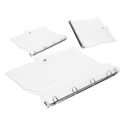 Veemoon 3 Stück Teiliges Transparentes Ringbuch Ordner Langlebige Lose Hülle Vielseitiger Dokumentenmappe Organizer für Büro Schule und Zuhause Veemoon 3 Stück Teiliges Transparentes Ringbuch Ordner Langlebige Lose Hülle Vielseitiger Dokumentenmappe Organizer für Büro Schule und Zuhause von Veemoon
